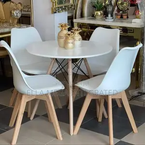 Dining / Restaurant Set With 4 Armless Seaters.