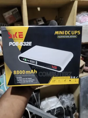 Ske Mini Dc Ups | 8800mah | Poe Power Bank For Wifi Router/ Cctv