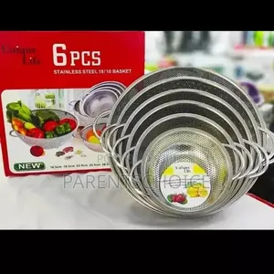 Baoping 6-Piece Stainless Steel Strainer Colander Set*