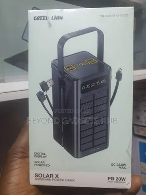 Green Lion Solar X 60,000mah Power Bank