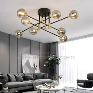 Nordic Modern Led Chandeliers Ceiling Creative Glass Ball Chandelier