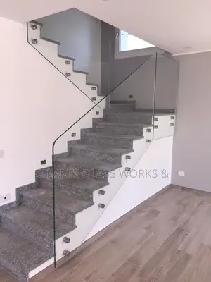 Extreme Frameless Glass Stair Rail Installed