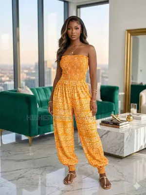 Smocked Jumpsuit - Style 093