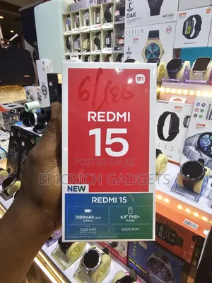 New Xiaomi Redmi 15 128 GB Black