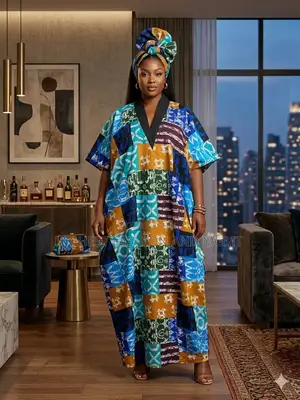 Gown and Scarf - Style 964