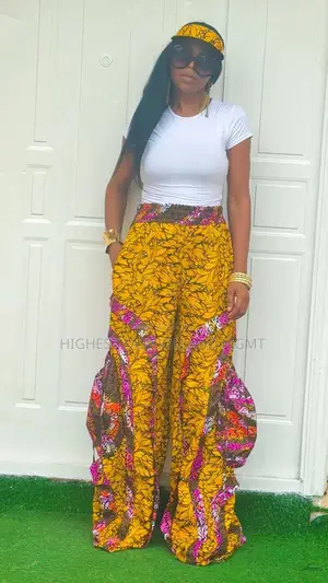 Ankara Pants and Cap - Style 144