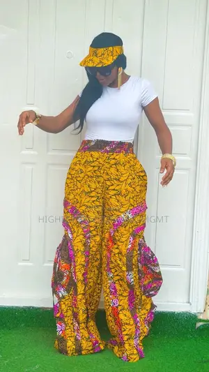 Ankara Pants and Cap - Style 144