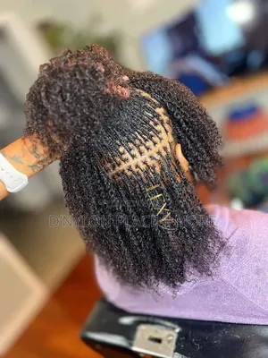 Afro Kinky Human Hair Blend