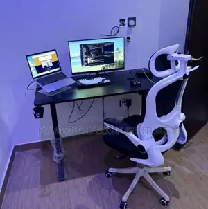 Adjustable Gaming Table and Gaming Chair