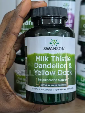 Swanson Milk Thistle Dandelion 120 Caps | Liver Detox | Lagos