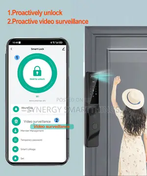 Smart Door Lock With Face Recognition, Fingerprint