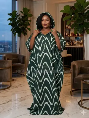 Adire Bubu With Hood - Style 701