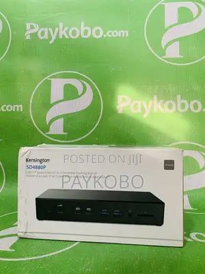Kensington Sd4880p Eq Usb-C 10gbps Quad Video 17-in-1 Driverless Dock