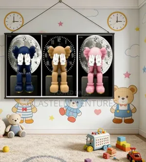 40by60cm Kaws Frame Wall Clock