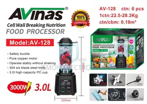 Avinas Av-128 3.0l Food Processor Blender 300w Multi-Purpose Kitchen M