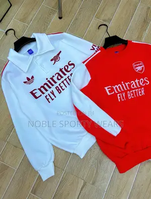 Arsenal Home and White Sweatshirt