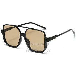 Double Beam Half Frame Uv Protection Sunglasses