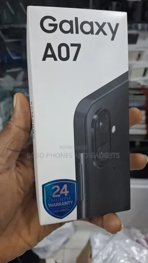 New Samsung Galaxy A07 4G 64 GB Black