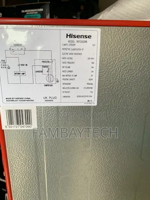 Hisense Ref 205drb 204l Refrigerator – Frost Tech Dispenser
