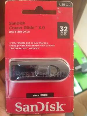 Sandisk Cruzer Glide 32gb Usb 3.0 Flash Drive - Brand New