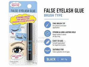 False Eyelash Glue – Brush Type Long Lasting Adhesive