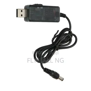 5v to 12v Power Bank to Router Usb-to-Dc Boost Converter Cable