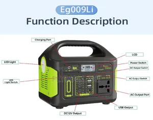 Eg009li 300w Portable Power Station Solar Generator
