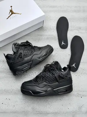 Original Jordan 4 Black Luxury SNKS