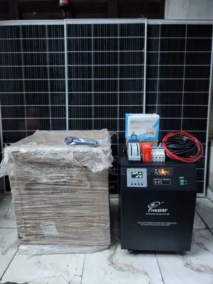 2000w Fivestar Solar Power Generator With 3 Solar Panels
