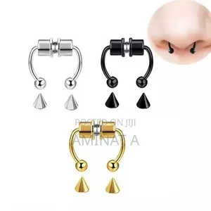3 Pieces Non Piercing Fancy Nose Ring