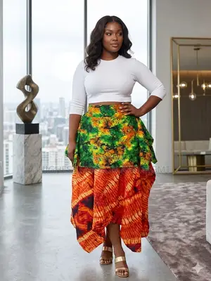 Ankara Skirt - Style 956