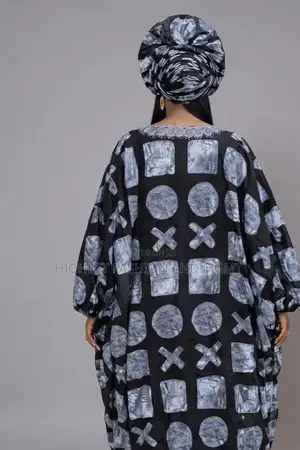 Rich Woman Gown and Scarf - Style 498