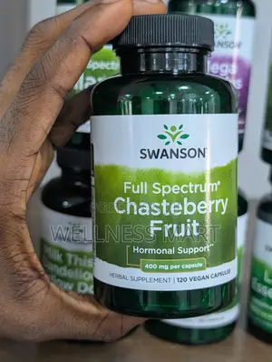 Swanson Chasteberry Vitex 400mg 120 Caps | Hormones | Lagos