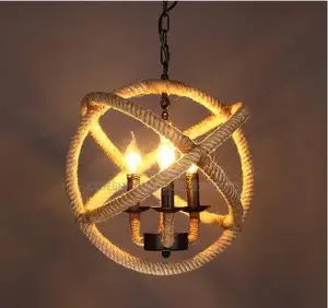 Rustic Vintage Industrial Style Pendant Light for Restaurant