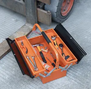 Empty Mechanical Metal Tools Box