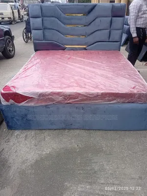 Bedframe and Foam 6 by 6 Ash Colour