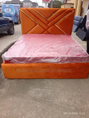 6 by 6 Bedframe and Foam Available