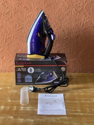 Silver Love 2200w Advanced Tech Ceramic Soleplate Steam Iron