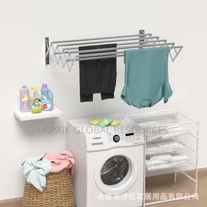 Stainless Steel Load Bearing Household Retractable Clothe Hanger