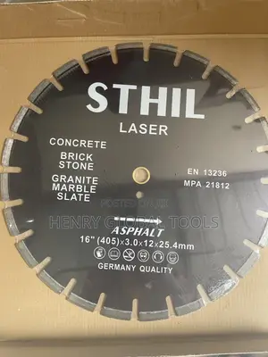 405mm 16” Sthil Asphalt Laser Concrete Cutting Disc