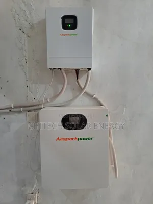 6kva With 5hwh Lithium Batteries and 9 Pics 300w Panel