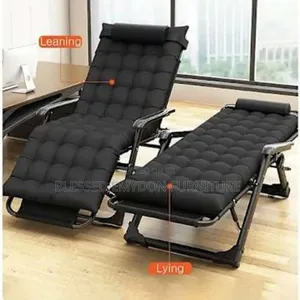 Adjustable Outdoor Relaxing Chair With Cushion -