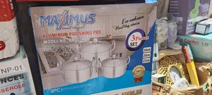Maximum 3 Set Aluminum Polishing Pot