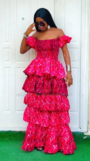 Stepped Gown - Style 733