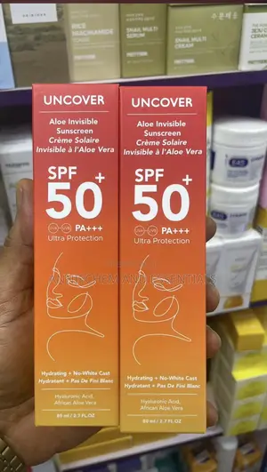 Uncover Aloe Invisible Sunscreen SPF 50+