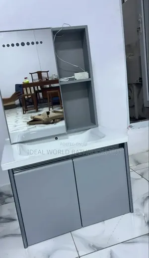 Ash Color Cabinet Wash Hand Basin