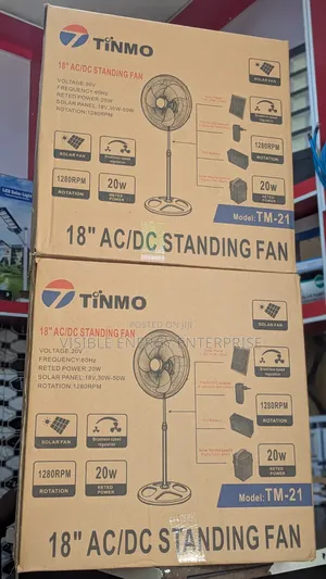 Tinmo 18" Ac/Dc Standing Fan.