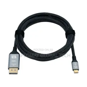 Usb C to 80gbps Displayport 2.1 Cable Supports at 30hz