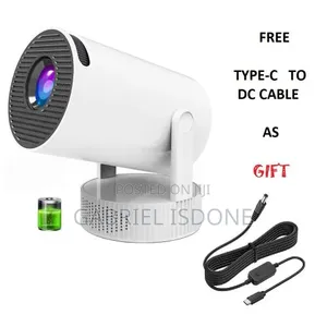 Rechargeable Mini Projector Battery, Hdmi Usb for Movies Games