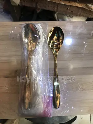 Ayd Quality 6pcs Gold Spoon for Eating